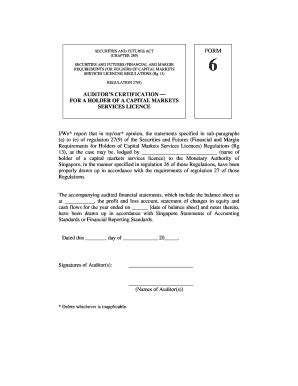 Declaration Pursuant to MAS Notice 645 .